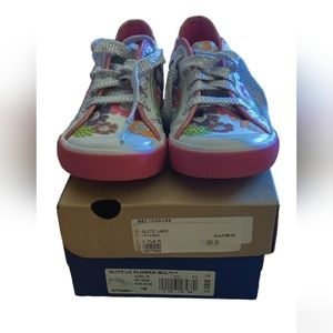 Keds girls glitz lace multi color